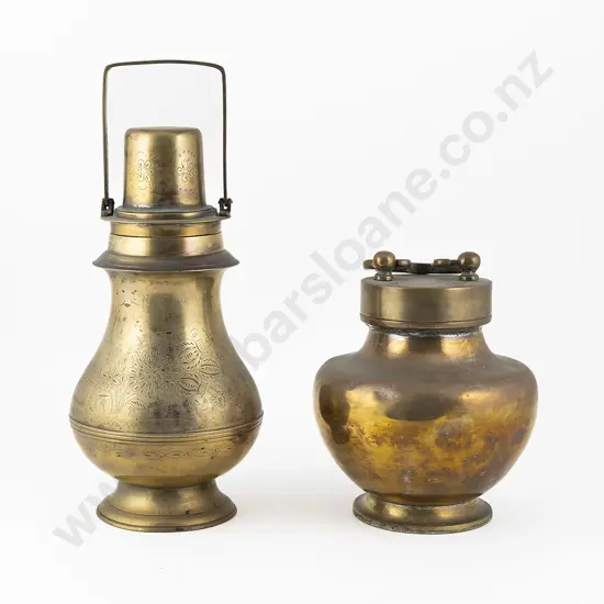 Early C20th Indian Brass Thermos