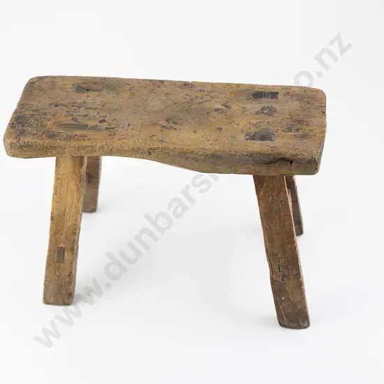 Georgian Fruitwood Milking Stool