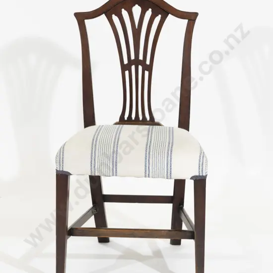 Geo III Mahogany Side Chair