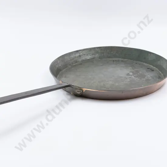 Antique Copper Shallow Frying Pan