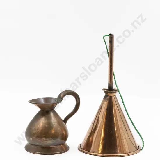 Late Vict Copper Funnel