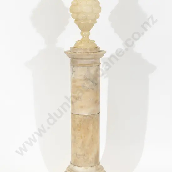 Late C19th Alabaster Column