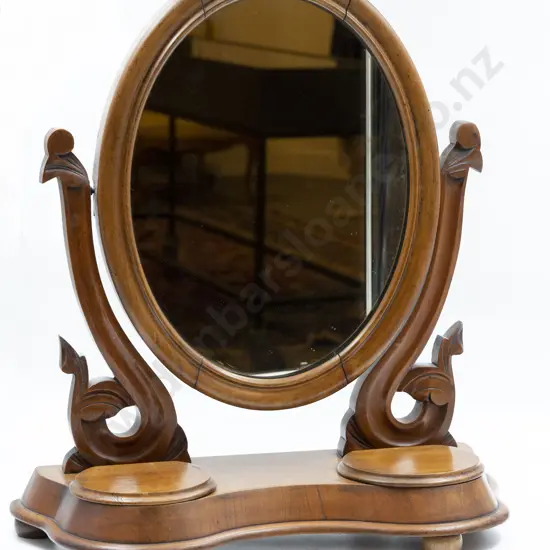 Victorian Mahogany Toilet Swing Mirror