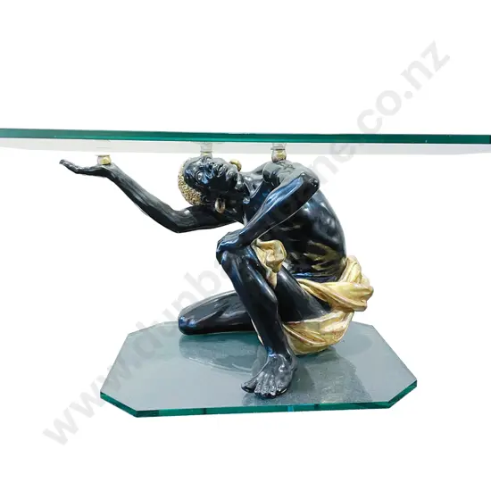 Decorative C20th Venetian Blackamoor Side Table