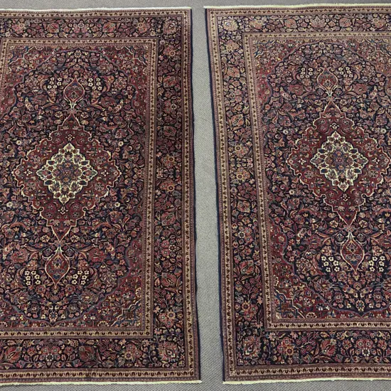 Pair Persian Isfahan Rugs