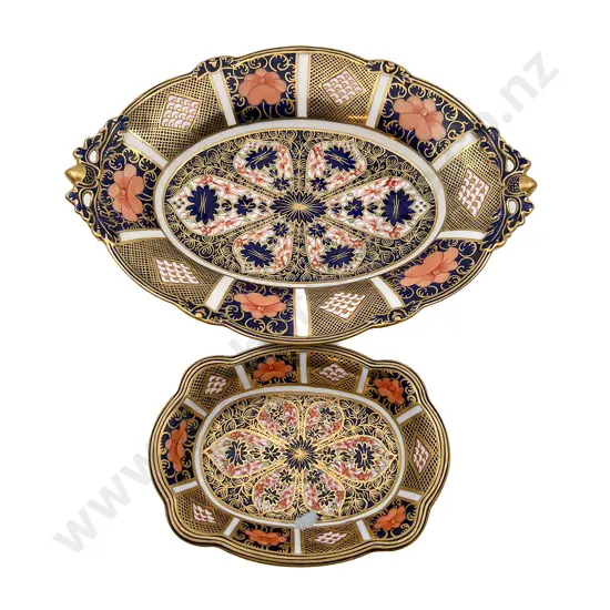 RCD Imari Pattern Shallow Tray Together with Smaller