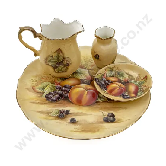 Four Pieces of Assorted Aynsley "Orchard Gold"