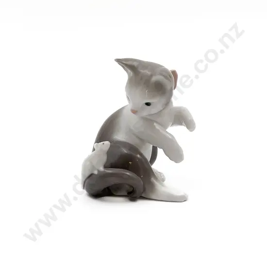 Lladro Cat and Mouse Ornament