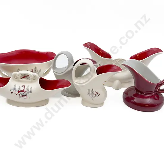 Six Pieces of Assorted Crown Devon