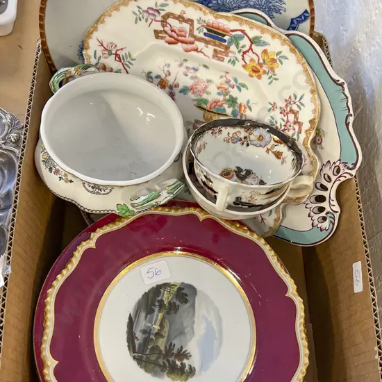 Small Box of Assorted Fancy China