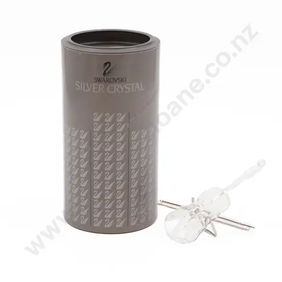 Swarovski Violin With Bow Stand