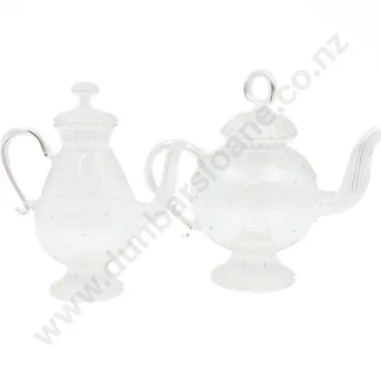 Gabriela Seres Decorative Glass Tea Pot and Other Similar Example