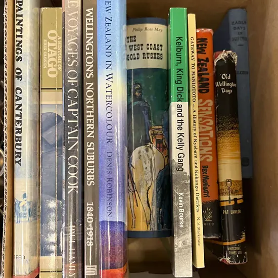 Small Box of Assorted Books Including Wellington Reference