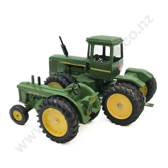 Two Toy John Deere Tractors