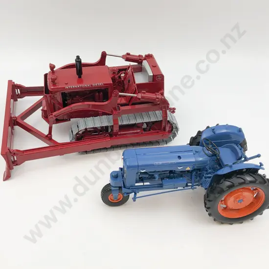 Toy Tractor and Bulldozer