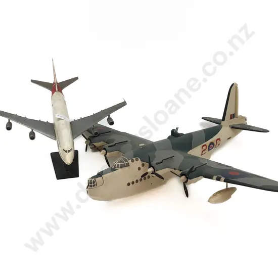 Two Model Planes Including Qantas