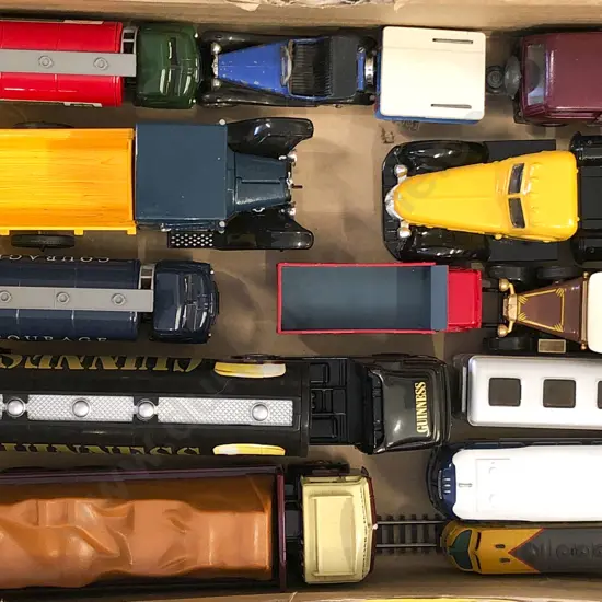 Small Box of Assorted Model Cars Including Matchbox