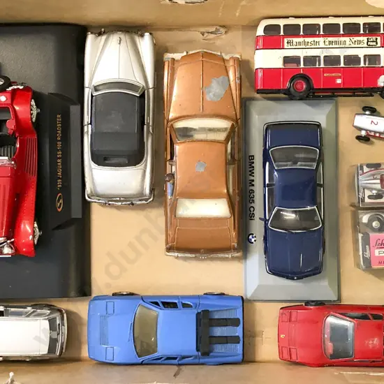 Small Box of Assorted Model Cars Including Corgi