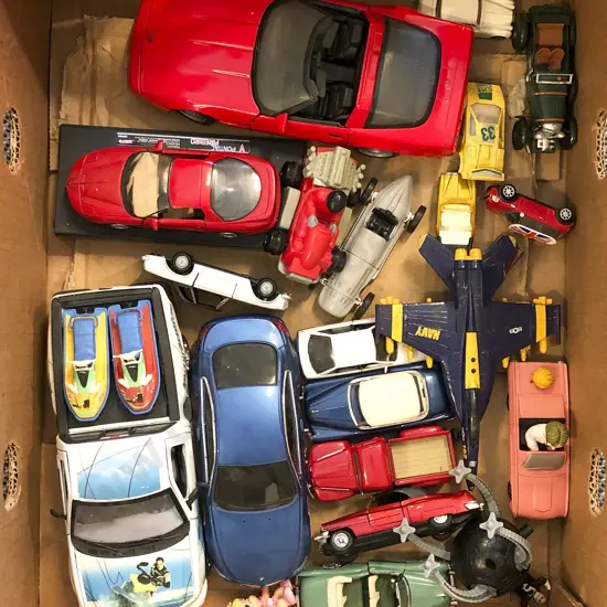 Quantity of Assorted Toy Cars Etc