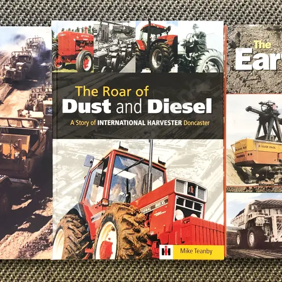 Three Volumes of Earth Moving Vehicles