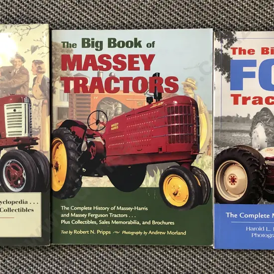 Three Volumes of Various Tractor Makers