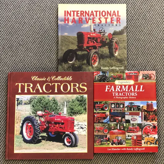 Three Volumes of Farm and Harvester Tractors