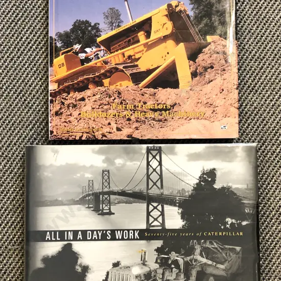 Two Books on Caterpillar Dozers and Heavy Vehicles