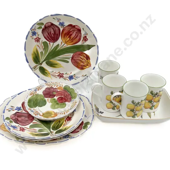 Royal Worcester "Evesham" Dish Together with Quantity of Belle Fiore Style China Etc