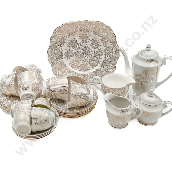 Fancy China Part Tea and Coffee Set