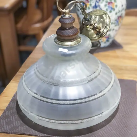 Frosted Glass Pendant Light