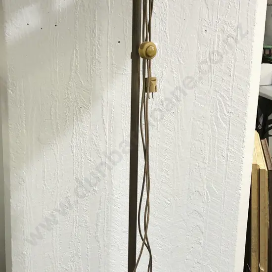 Brass Candelabra Form Six Light Standard Lamp