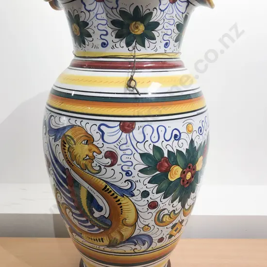 Italian Hand Painted Decorative Vase