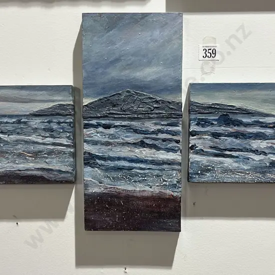 Sarah Wairau - 'Storm Coming' Triptych (3)