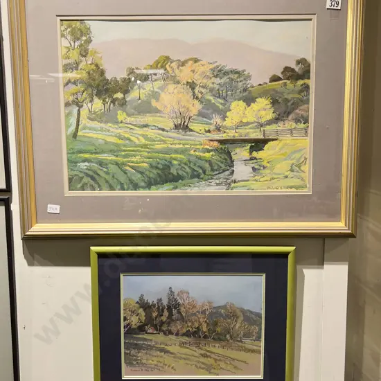 Richard B. Pike - Two Pastel Landscape Works
