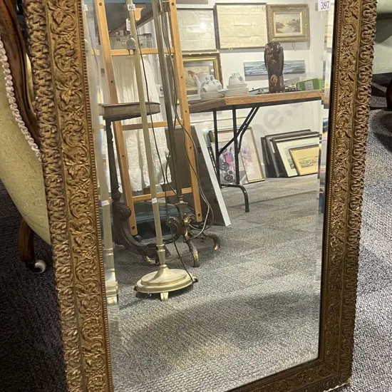 Gilt Framed Mirror (Faults)
