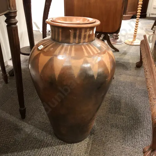 Indonesian Earthenware Floor Standing Vase
