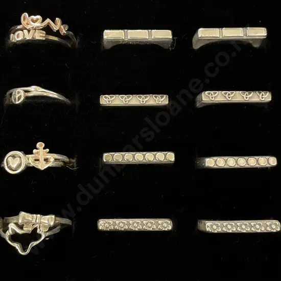 12 S/S Rings