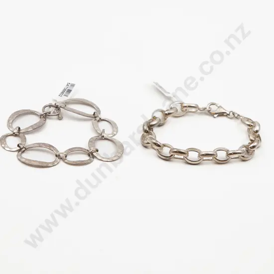 Two S/S Fancy Bracelets