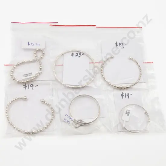 Four S/S Bracelets and Two Babies Bangles