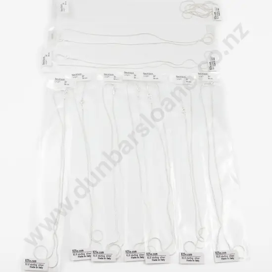 Ten Italian S/S Neck Chains