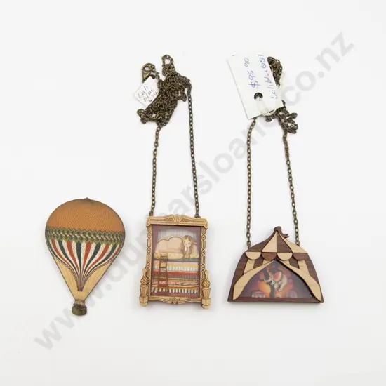 Three Laliblue Spain Child Hood Memories Craft Jewellery Pieces