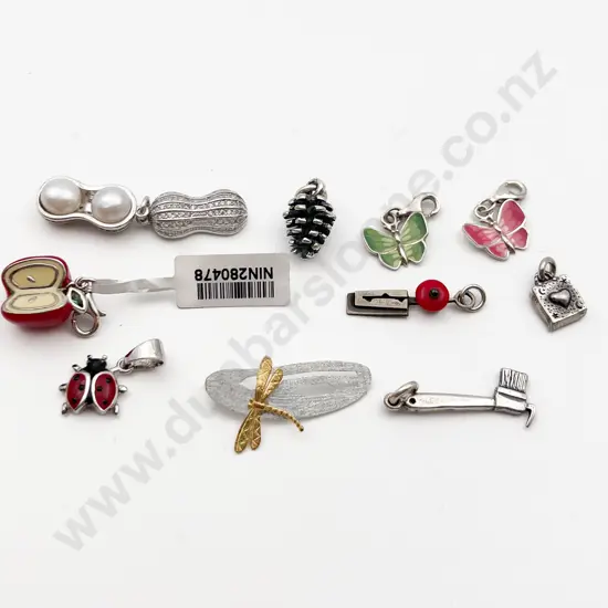 Ten Assorted S/S Charms