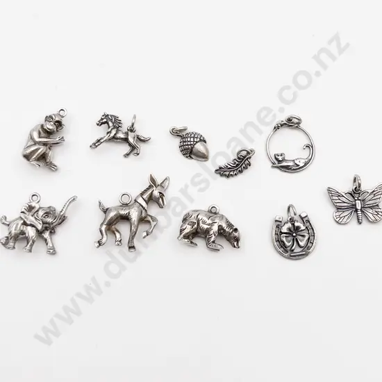 Ten Assorted S/S Charms