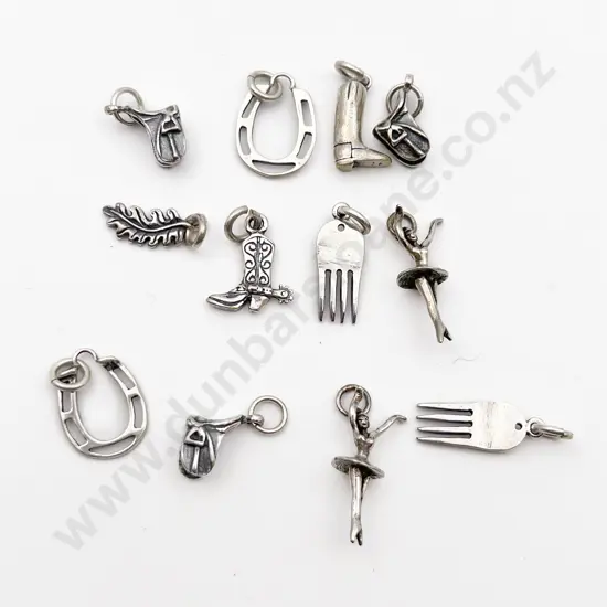 Twelve Assorted S/S Charms