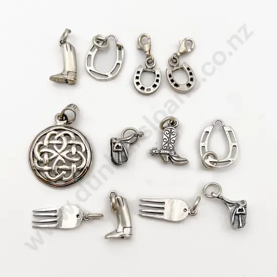 Twelve Assorted S/S Charms