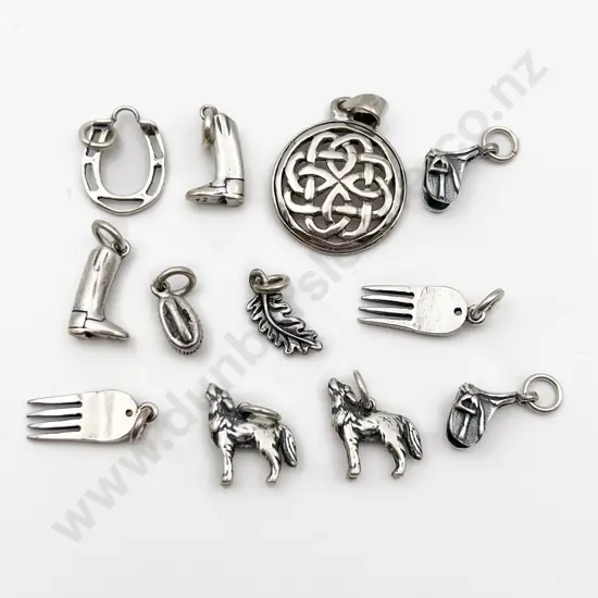 Twelve Assorted S/S Charms