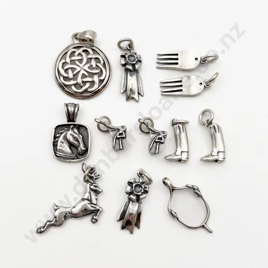 Twelve Assorted S/S Charms