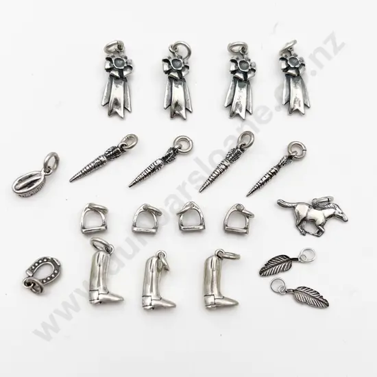 Twenty Assorted S/S Charms