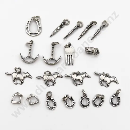 Twenty Assorted S/S Charms