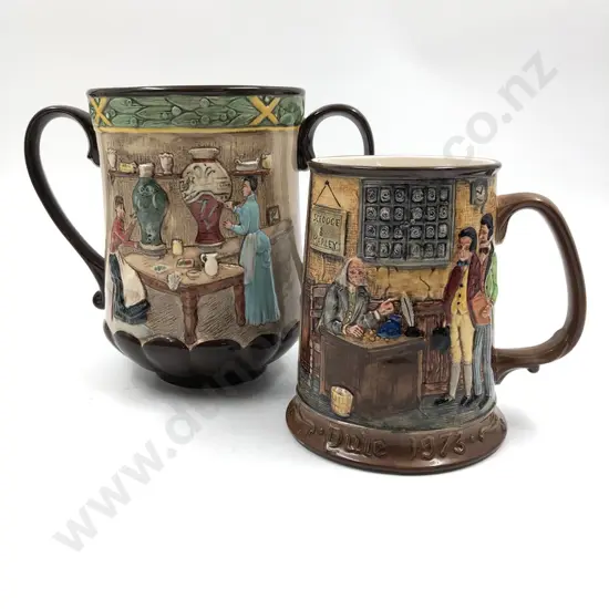 RD "Pottery in the Past" Handled Vase Together With Beswick/RD Limited Edition Stein